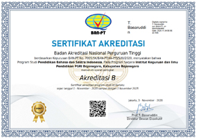 sertifikat akreditasi bahasa indonesia